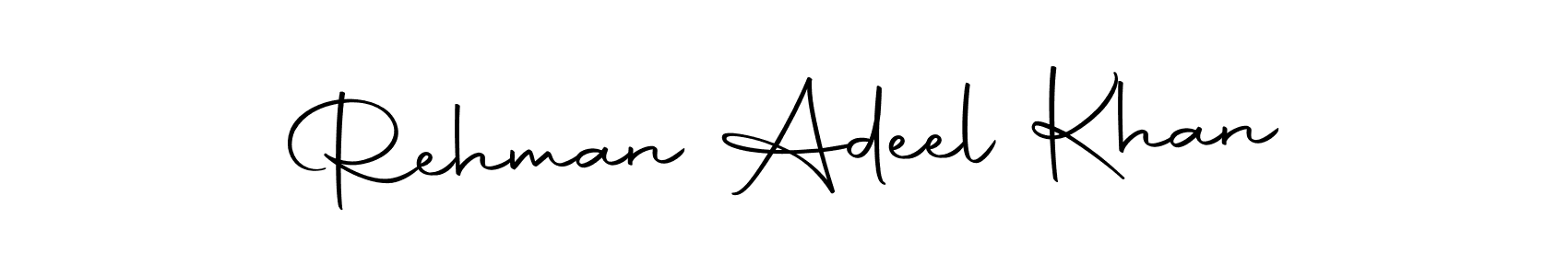 Design your own signature with our free online signature maker. With this signature software, you can create a handwritten (Autography-DOLnW) signature for name Rehman Adeel Khan. Rehman Adeel Khan signature style 10 images and pictures png
