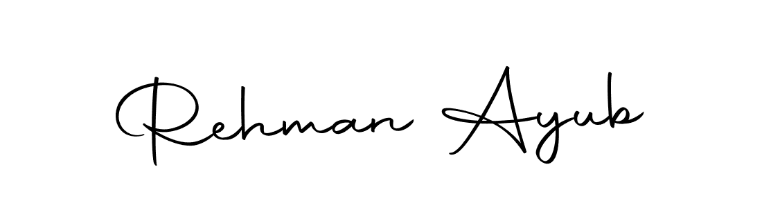 The best way (Autography-DOLnW) to make a short signature is to pick only two or three words in your name. The name Rehman Ayub include a total of six letters. For converting this name. Rehman Ayub signature style 10 images and pictures png