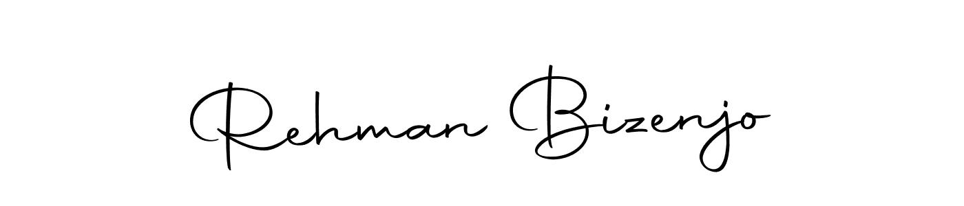 How to make Rehman Bizenjo name signature. Use Autography-DOLnW style for creating short signs online. This is the latest handwritten sign. Rehman Bizenjo signature style 10 images and pictures png