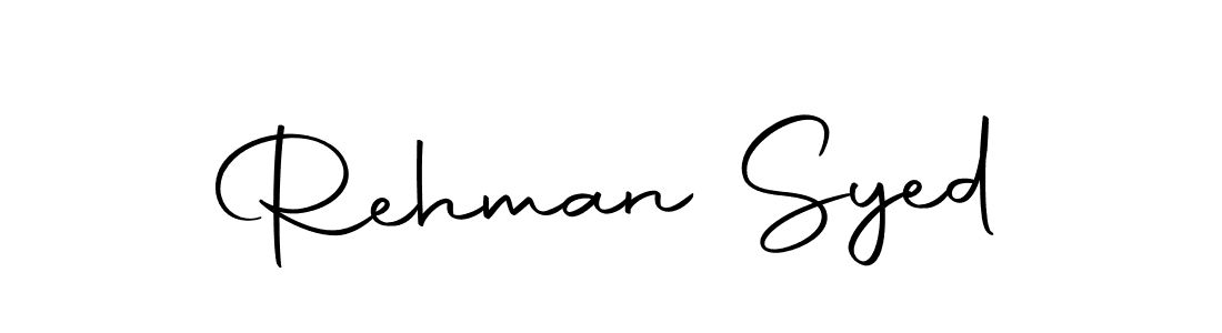 Create a beautiful signature design for name Rehman Syed. With this signature (Autography-DOLnW) fonts, you can make a handwritten signature for free. Rehman Syed signature style 10 images and pictures png