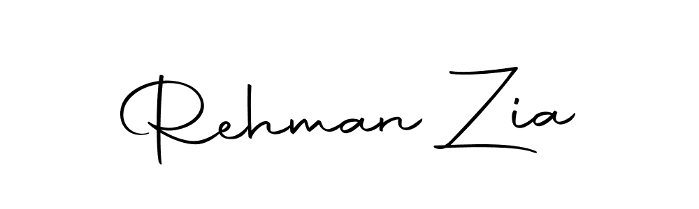 Design your own signature with our free online signature maker. With this signature software, you can create a handwritten (Autography-DOLnW) signature for name Rehman Zia. Rehman Zia signature style 10 images and pictures png