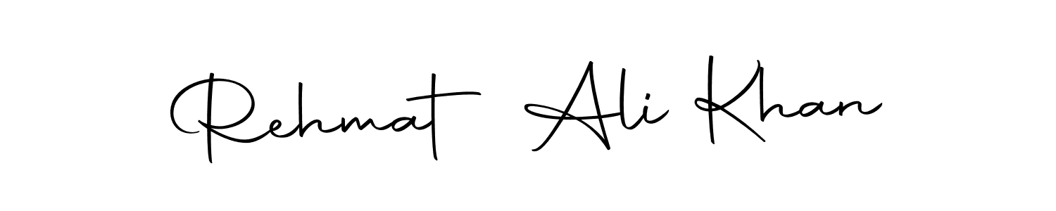 Create a beautiful signature design for name Rehmat Ali Khan. With this signature (Autography-DOLnW) fonts, you can make a handwritten signature for free. Rehmat Ali Khan signature style 10 images and pictures png