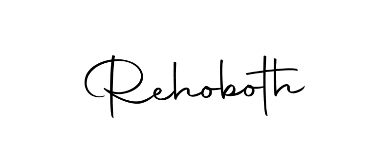 Create a beautiful signature design for name Rehoboth. With this signature (Autography-DOLnW) fonts, you can make a handwritten signature for free. Rehoboth signature style 10 images and pictures png