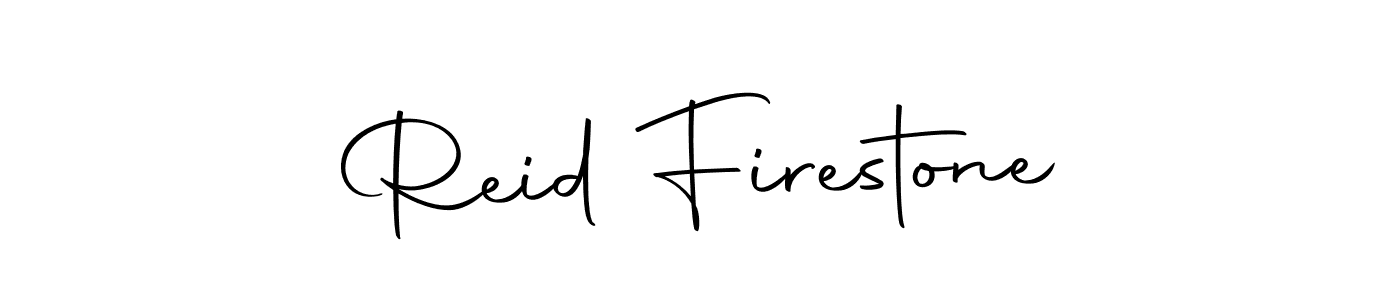 Create a beautiful signature design for name Reid Firestone. With this signature (Autography-DOLnW) fonts, you can make a handwritten signature for free. Reid Firestone signature style 10 images and pictures png