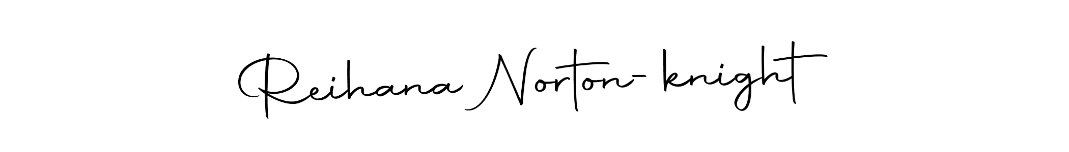 Design your own signature with our free online signature maker. With this signature software, you can create a handwritten (Autography-DOLnW) signature for name Reihana Norton-knight. Reihana Norton-knight signature style 10 images and pictures png