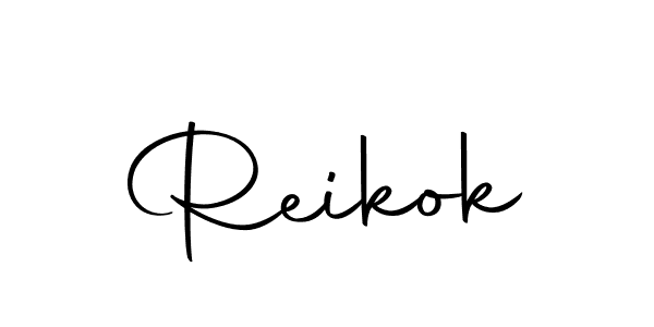 How to make Reikok name signature. Use Autography-DOLnW style for creating short signs online. This is the latest handwritten sign. Reikok signature style 10 images and pictures png
