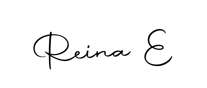 It looks lik you need a new signature style for name Reina E. Design unique handwritten (Autography-DOLnW) signature with our free signature maker in just a few clicks. Reina E signature style 10 images and pictures png