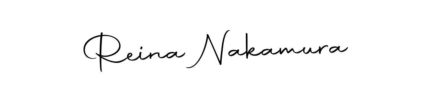 Design your own signature with our free online signature maker. With this signature software, you can create a handwritten (Autography-DOLnW) signature for name Reina Nakamura. Reina Nakamura signature style 10 images and pictures png