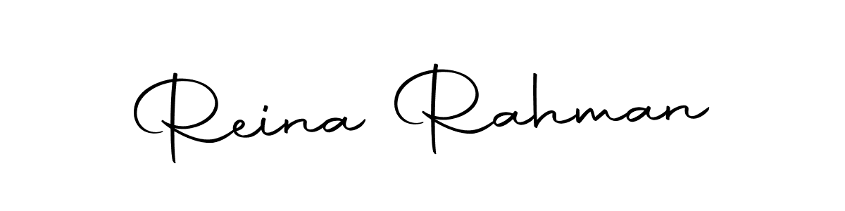 if you are searching for the best signature style for your name Reina Rahman. so please give up your signature search. here we have designed multiple signature styles  using Autography-DOLnW. Reina Rahman signature style 10 images and pictures png