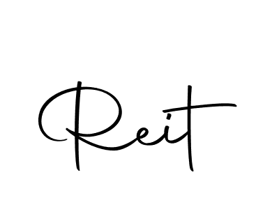 Design your own signature with our free online signature maker. With this signature software, you can create a handwritten (Autography-DOLnW) signature for name Reit. Reit signature style 10 images and pictures png