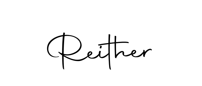 How to make Reither signature? Autography-DOLnW is a professional autograph style. Create handwritten signature for Reither name. Reither signature style 10 images and pictures png