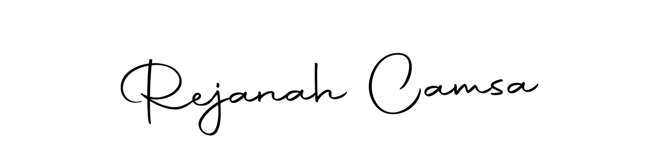 Create a beautiful signature design for name Rejanah Camsa. With this signature (Autography-DOLnW) fonts, you can make a handwritten signature for free. Rejanah Camsa signature style 10 images and pictures png
