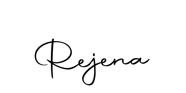 Use a signature maker to create a handwritten signature online. With this signature software, you can design (Autography-DOLnW) your own signature for name Rejena. Rejena signature style 10 images and pictures png