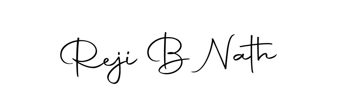 Make a beautiful signature design for name Reji B Nath. With this signature (Autography-DOLnW) style, you can create a handwritten signature for free. Reji B Nath signature style 10 images and pictures png