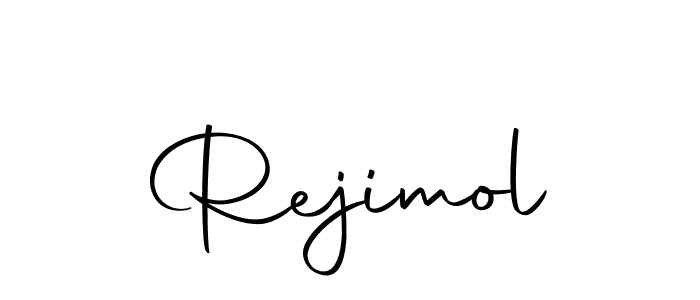 Create a beautiful signature design for name Rejimol. With this signature (Autography-DOLnW) fonts, you can make a handwritten signature for free. Rejimol signature style 10 images and pictures png