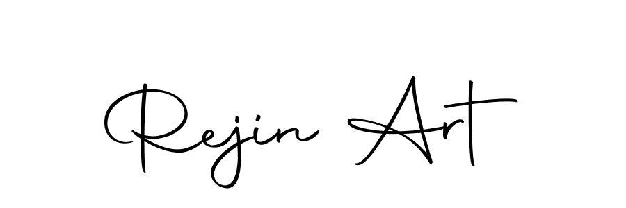 if you are searching for the best signature style for your name Rejin Art. so please give up your signature search. here we have designed multiple signature styles  using Autography-DOLnW. Rejin Art signature style 10 images and pictures png