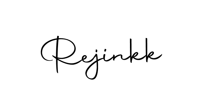 You should practise on your own different ways (Autography-DOLnW) to write your name (Rejinkk) in signature. don't let someone else do it for you. Rejinkk signature style 10 images and pictures png