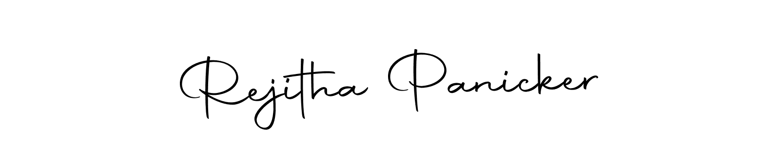 Rejitha Panicker stylish signature style. Best Handwritten Sign (Autography-DOLnW) for my name. Handwritten Signature Collection Ideas for my name Rejitha Panicker. Rejitha Panicker signature style 10 images and pictures png