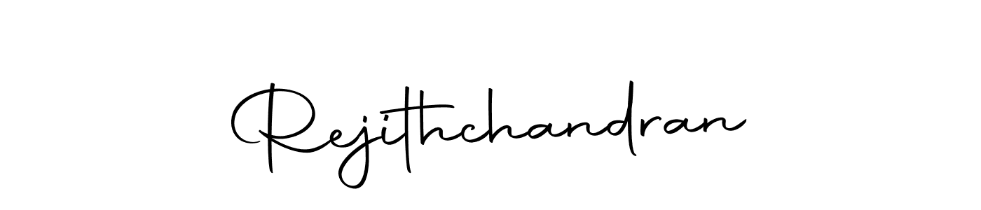 Design your own signature with our free online signature maker. With this signature software, you can create a handwritten (Autography-DOLnW) signature for name Rejithchandran. Rejithchandran signature style 10 images and pictures png