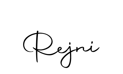 Create a beautiful signature design for name Rejni. With this signature (Autography-DOLnW) fonts, you can make a handwritten signature for free. Rejni signature style 10 images and pictures png