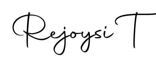 Designed for modern professionals: Rejoysi T name signature crafted with Autography-DOLnW script. Ready for digital PDF workflows. Rejoysi T signature style 10 images and pictures png