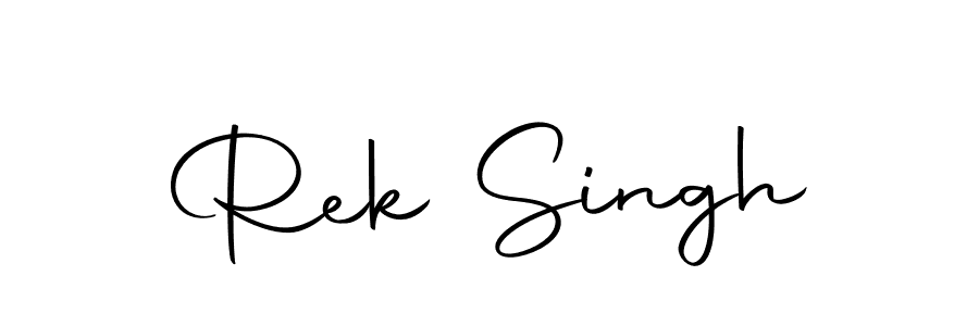 Use a signature maker to create a handwritten signature online. With this signature software, you can design (Autography-DOLnW) your own signature for name Rek Singh. Rek Singh signature style 10 images and pictures png