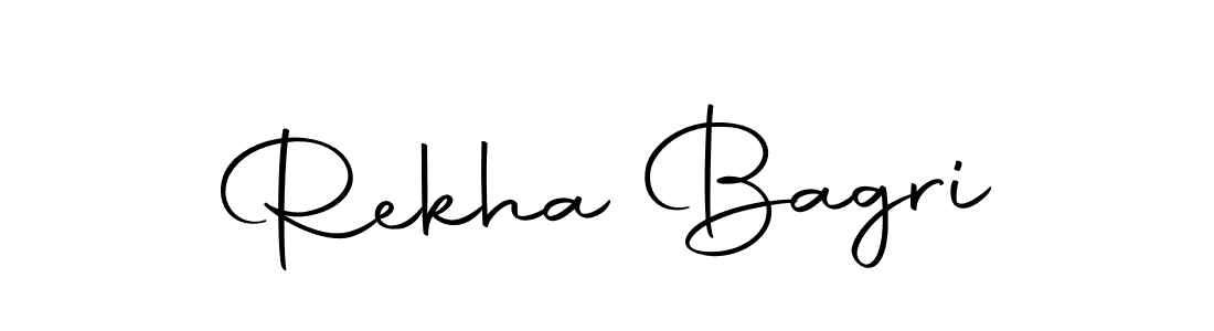 The best way (Autography-DOLnW) to make a short signature is to pick only two or three words in your name. The name Rekha Bagri include a total of six letters. For converting this name. Rekha Bagri signature style 10 images and pictures png