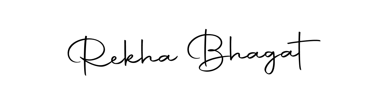 How to make Rekha Bhagat signature? Autography-DOLnW is a professional autograph style. Create handwritten signature for Rekha Bhagat name. Rekha Bhagat signature style 10 images and pictures png