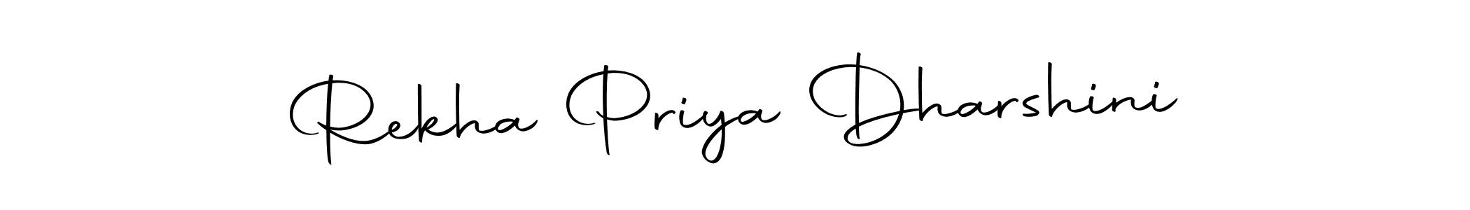 Make a beautiful signature design for name Rekha Priya Dharshini. Use this online signature maker to create a handwritten signature for free. Rekha Priya Dharshini signature style 10 images and pictures png