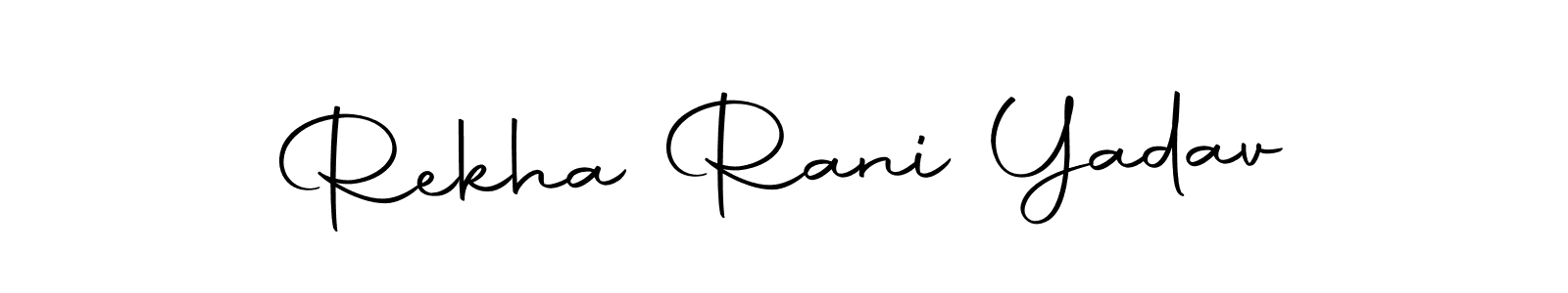 You can use this online signature creator to create a handwritten signature for the name Rekha Rani Yadav. This is the best online autograph maker. Rekha Rani Yadav signature style 10 images and pictures png