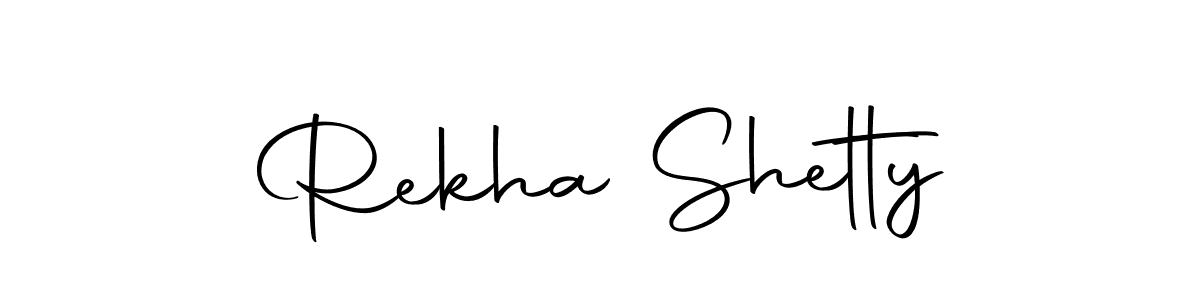 The best way (Autography-DOLnW) to make a short signature is to pick only two or three words in your name. The name Rekha Shetty include a total of six letters. For converting this name. Rekha Shetty signature style 10 images and pictures png