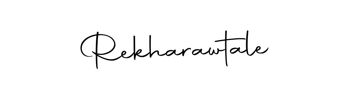 Create a beautiful signature design for name Rekharawtale. With this signature (Autography-DOLnW) fonts, you can make a handwritten signature for free. Rekharawtale signature style 10 images and pictures png