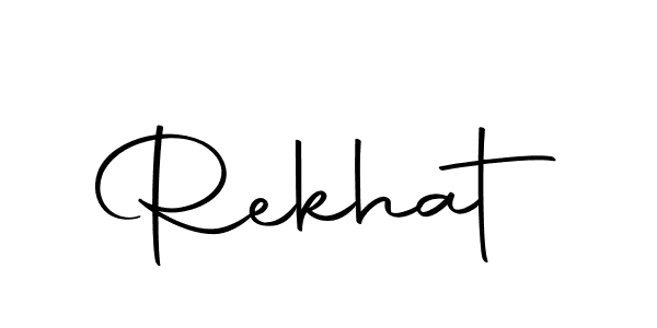 Design your own signature with our free online signature maker. With this signature software, you can create a handwritten (Autography-DOLnW) signature for name Rekhat. Rekhat signature style 10 images and pictures png