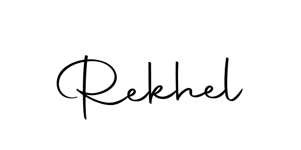 Rekhel stylish signature style. Best Handwritten Sign (Autography-DOLnW) for my name. Handwritten Signature Collection Ideas for my name Rekhel. Rekhel signature style 10 images and pictures png