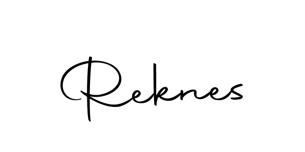This is the best signature style for the Reknes name. Also you like these signature font (Autography-DOLnW). Mix name signature. Reknes signature style 10 images and pictures png