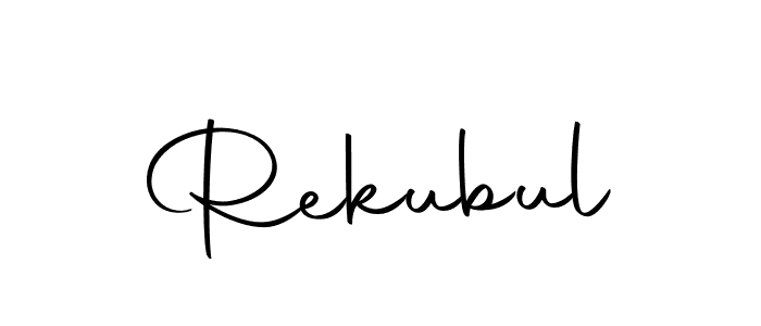 Use a signature maker to create a handwritten signature online. With this signature software, you can design (Autography-DOLnW) your own signature for name Rekubul. Rekubul signature style 10 images and pictures png