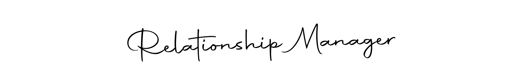 Relationship Manager stylish signature style. Best Handwritten Sign (Autography-DOLnW) for my name. Handwritten Signature Collection Ideas for my name Relationship Manager. Relationship Manager signature style 10 images and pictures png