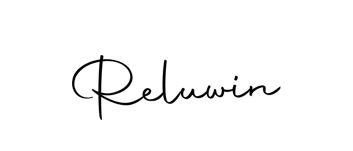 The best way (Autography-DOLnW) to make a short signature is to pick only two or three words in your name. The name Reluwin include a total of six letters. For converting this name. Reluwin signature style 10 images and pictures png