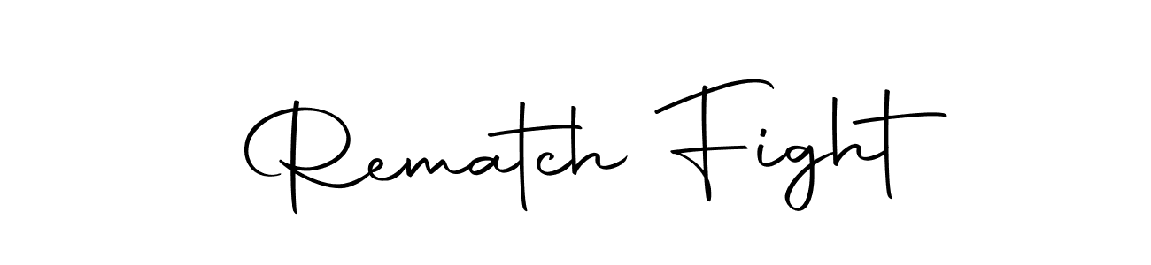 Rematch Fight stylish signature style. Best Handwritten Sign (Autography-DOLnW) for my name. Handwritten Signature Collection Ideas for my name Rematch Fight. Rematch Fight signature style 10 images and pictures png