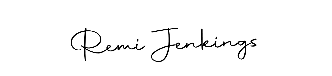 The best way (Autography-DOLnW) to make a short signature is to pick only two or three words in your name. The name Remi Jenkings include a total of six letters. For converting this name. Remi Jenkings signature style 10 images and pictures png