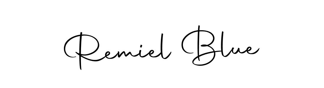 if you are searching for the best signature style for your name Remiel Blue. so please give up your signature search. here we have designed multiple signature styles  using Autography-DOLnW. Remiel Blue signature style 10 images and pictures png