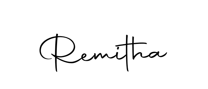 Similarly Autography-DOLnW is the best handwritten signature design. Signature creator online .You can use it as an online autograph creator for name Remitha. Remitha signature style 10 images and pictures png