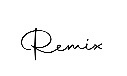 Create a beautiful signature design for name Remix. With this signature (Autography-DOLnW) fonts, you can make a handwritten signature for free. Remix signature style 10 images and pictures png