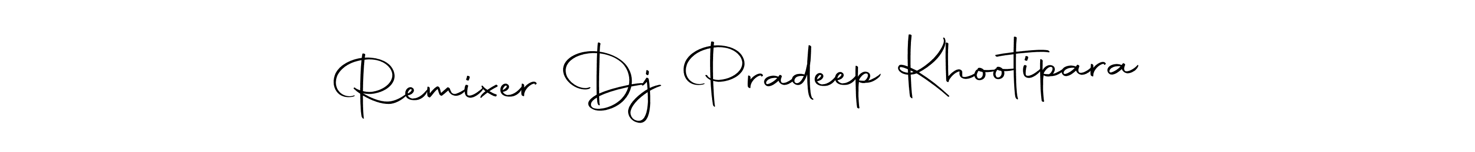 You can use this online signature creator to create a handwritten signature for the name Remixer Dj Pradeep Khootipara. This is the best online autograph maker. Remixer Dj Pradeep Khootipara signature style 10 images and pictures png