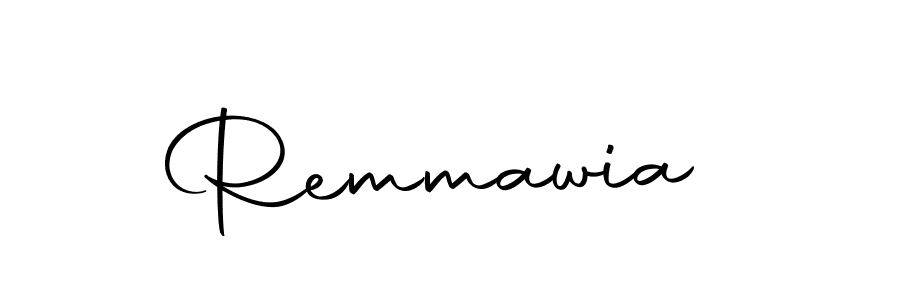 Create a beautiful signature design for name Remmawia . With this signature (Autography-DOLnW) fonts, you can make a handwritten signature for free. Remmawia  signature style 10 images and pictures png