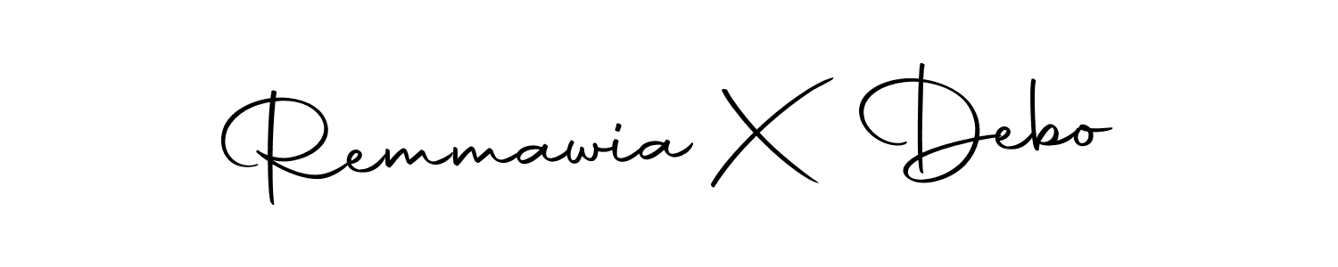 if you are searching for the best signature style for your name Remmawia X Debo. so please give up your signature search. here we have designed multiple signature styles  using Autography-DOLnW. Remmawia X Debo signature style 10 images and pictures png