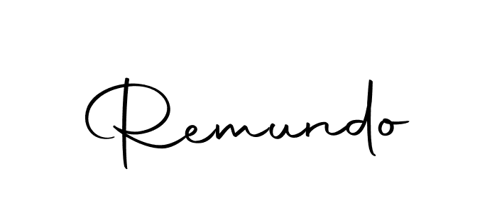 Make a beautiful signature design for name Remundo. With this signature (Autography-DOLnW) style, you can create a handwritten signature for free. Remundo signature style 10 images and pictures png