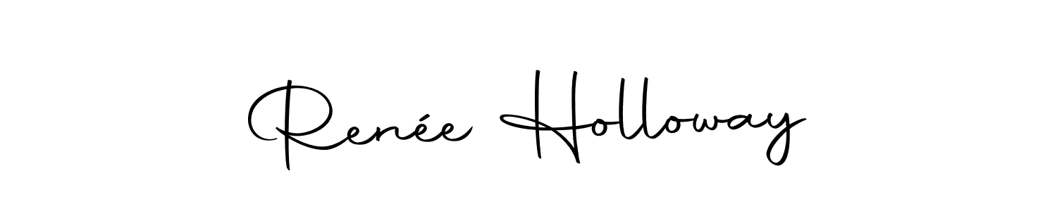 Renée Holloway stylish signature style. Best Handwritten Sign (Autography-DOLnW) for my name. Handwritten Signature Collection Ideas for my name Renée Holloway. Renée Holloway signature style 10 images and pictures png