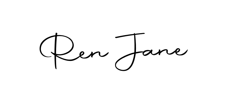 Make a beautiful signature design for name Ren Jane. With this signature (Autography-DOLnW) style, you can create a handwritten signature for free. Ren Jane signature style 10 images and pictures png