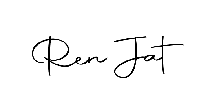 Make a beautiful signature design for name Ren Jat. Use this online signature maker to create a handwritten signature for free. Ren Jat signature style 10 images and pictures png